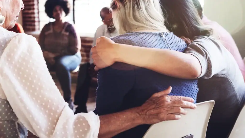 People participate in a support groups for families of addicts.